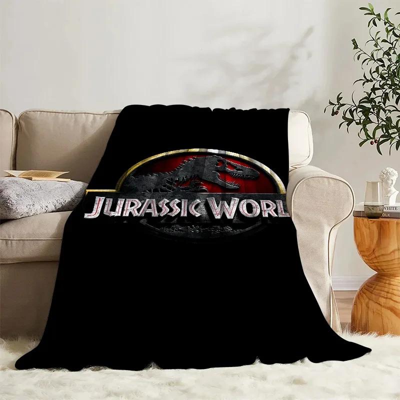 Fluffy Blanket  J-Jurassic Park Bed Sofa Camp Nap Bedroom Decor Bedspread Soft Fleece Home Textile Birthday Wedding Gift Blanket