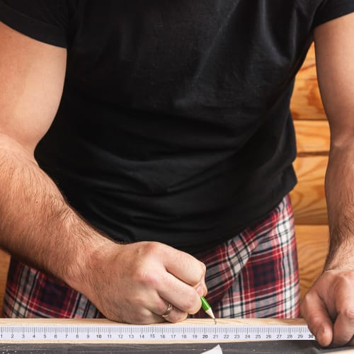 PATIKIL Adhesive Ruler, Set of 2, 100cm, Lined Tape Measure Tape, Sticker Tape for Workbench, Sewing, Saw, Drafting Table, Transparent