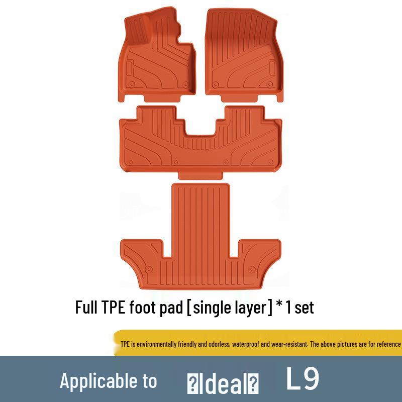 Custom Fit Dirt-Resistant Floor & Trunk Mats for Li Auto L9 (2022-2024) - All TPE Material