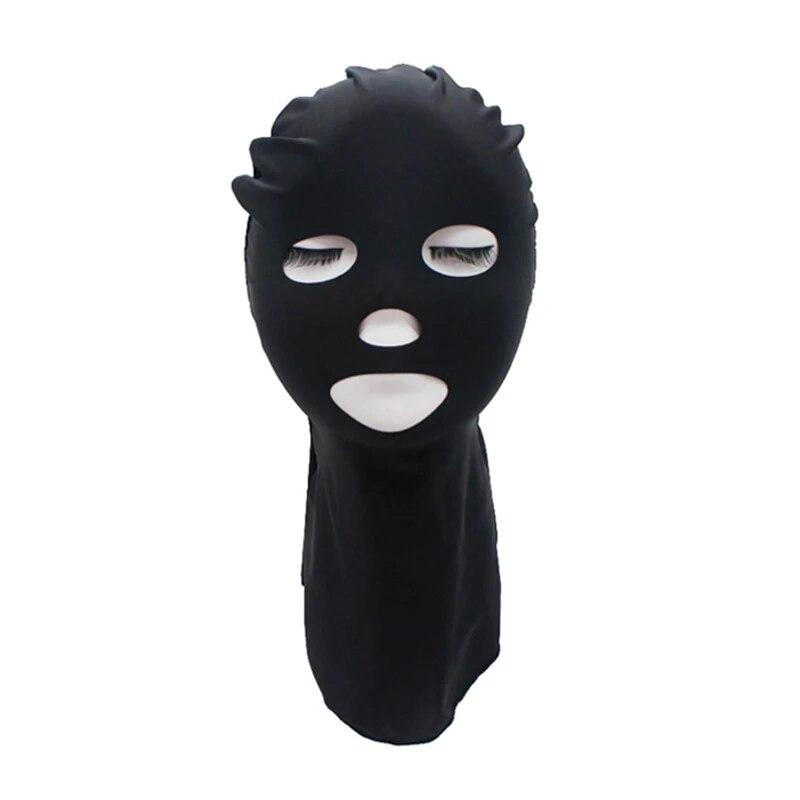 Waterproof Anti-UV Sunscreen Swim Facekini Men Women Swimming Caps Face Mask Hat Head Ear Face Covering Hat Diving Hats