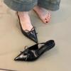 2025 Women's Summer New Sexy Pointed Designer High Heels Outdoor Leisure Comfortable Shallow Slip-on Ladies Sandals