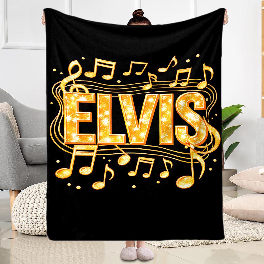Elvis Decke Ultraweich Perfekt für Bett Couch Bettwäsche Für Alle Jahreszeiten Moderner Stil Perfektes Geschenk für Verwandte und Freunde