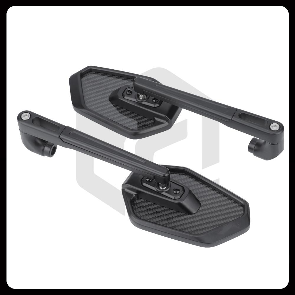 

Motorcycle Rearview Mirror Carbon Fiber Material for Honda CB650R / CB650F / CB300R / CB1000R / CB750 / CB350 / CNC Espejos Moto Black Carbon Fiber