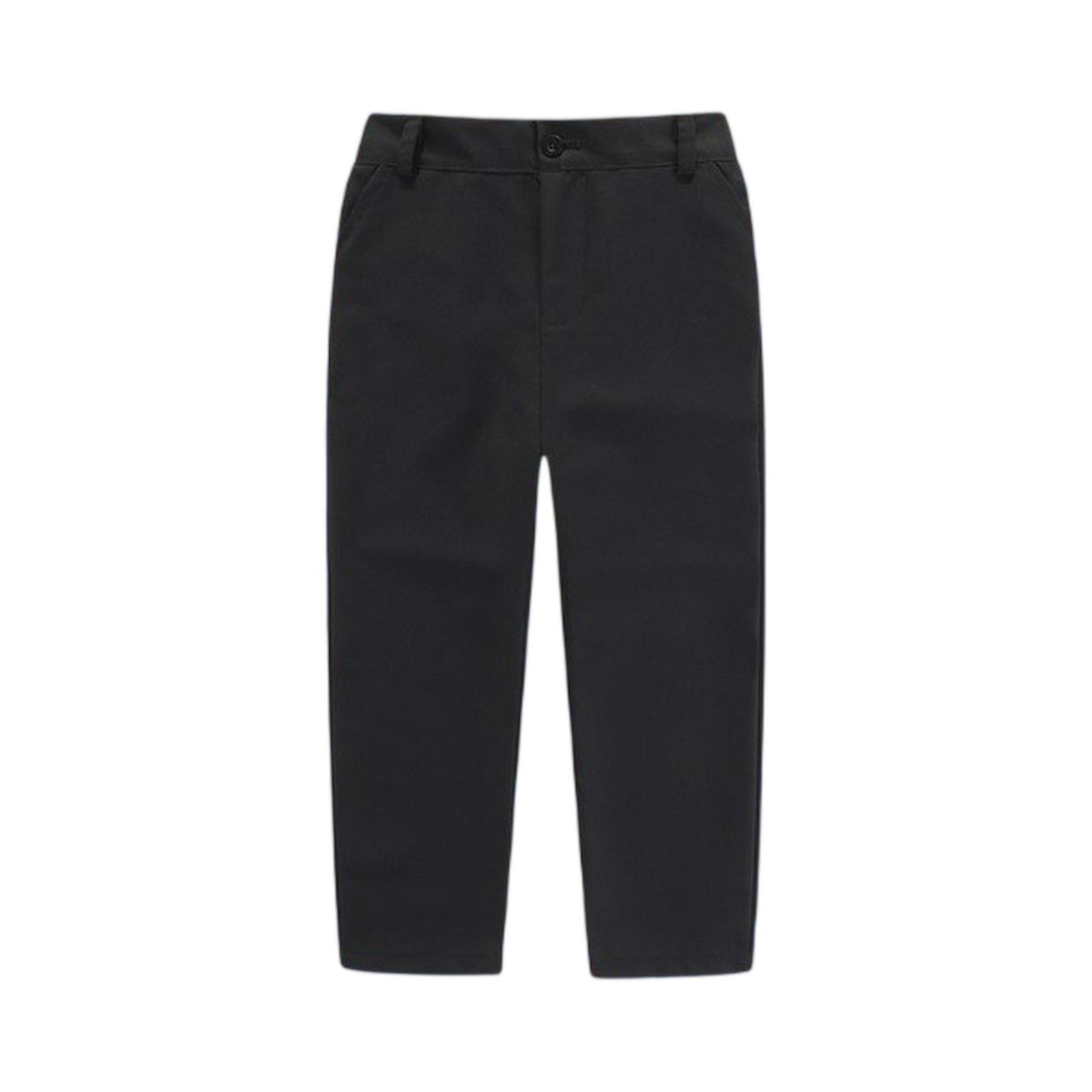 

Брюки для мальчиков на резинке - Классические брюки 140 чёрный