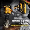Dual-Purpose Electric Drill & Screwdriver with Two Batteries and Charger