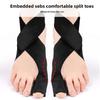 New Day and Night SEBS Big Toe Orthopedic Cover, Hallux Valgus, Toe Splitter, Cross Strap Fit Foot Guard
