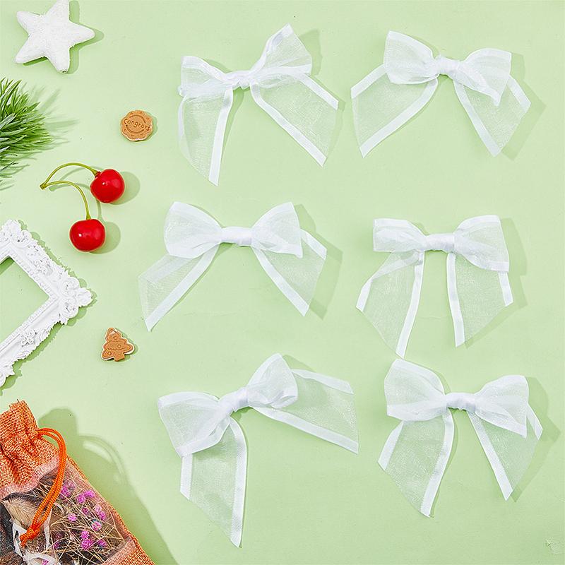 30pcs/bag Bow Accessories Packaging Decoration Gift Wrap Bows Handwork DIY Party Decoration 9x12cm