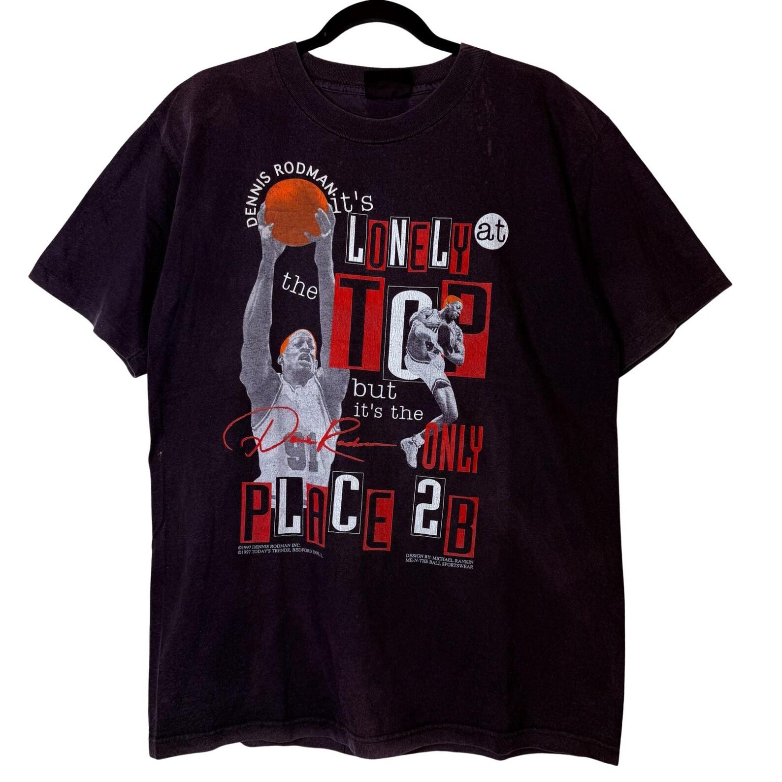 90s Chicago Bulls Dennis Rodman T shirt (B2349) 4XL