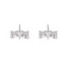Bow Love Earrings for Women with Niche Design Sense High-end New Style