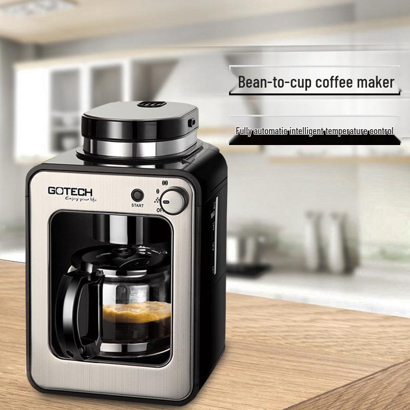 Compact Fully Automatic Coffee Maker with Fresh Grind & Brew Function