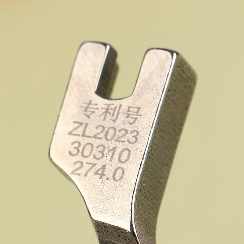 1Pc F99 Universal Presser Foot With Adjustable Folding Edge Wrapping And Curling For Flat Sewing Machine Accessories