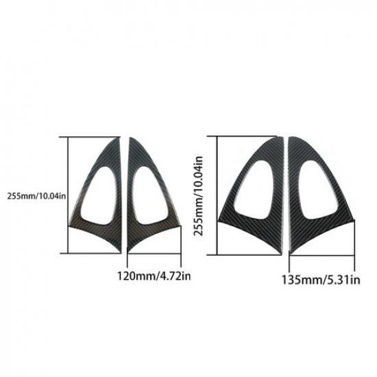 4Pcs Carbon Fiber Door Handle Frame Cover Trim For Toyota Camry 2007-2011