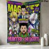 Tapiz de Pared Hunter X Hunter Colgante Estético de Pared Manta de Tela Impresa Tapices Decorativos Para Dormitorio Sala de Estar Decoración del Hogar
