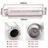 Motorcycle Exhaust Universal Pitbike Muffler Motorcross Modified Stainless Steel WRS Pipe For CB400 CB500F CB500X CBR300