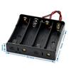 DIY Plastic 18650 Battery Box Storage Case 1 2 3 4 AA 18650 Power Bank Cases Battery Holder Container 1X 2X 3X 4X With Wire Lead