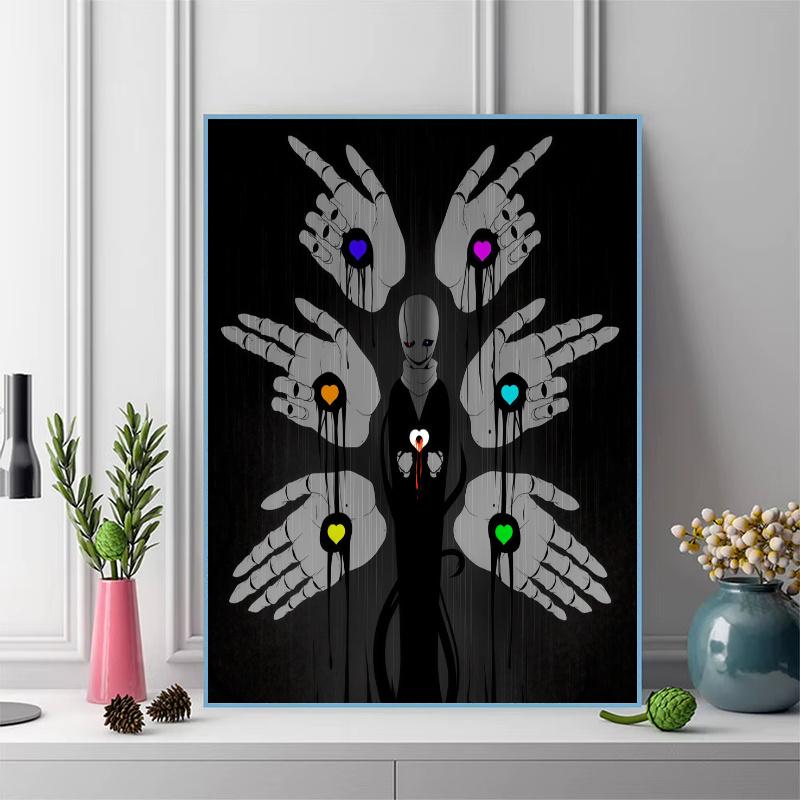 Undertale 100% Round Full Drill 5D DIY Diamond Painting Embroidery Cross Stitch Rhinestone Décor
