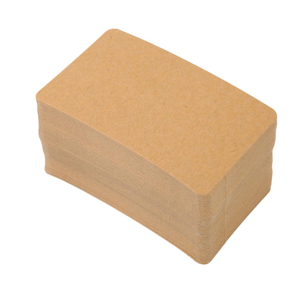 Kartonpapier Bedruckbar Dickes Kraft Blanko Postkarten Set für DIY Grußkarte Hochzeitseinladung Notizkarte Braun