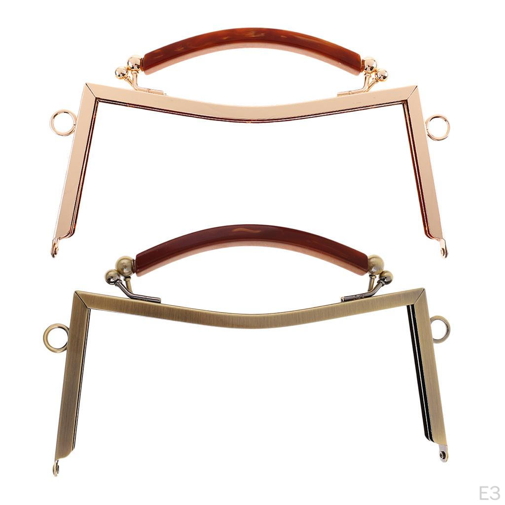 Purse Bag Metal Arch Clasp