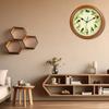 Christmas Music Clock Birdsong Wall Clock 13 Inch Diameter Charming Design Clock With Customizable Sound Settings