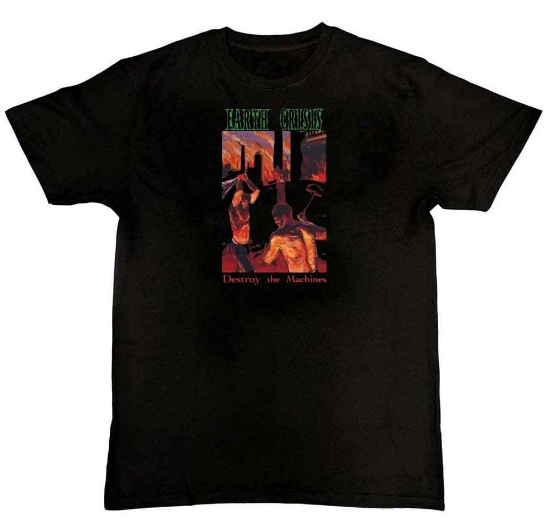 Earth Crisis Band Destroy the Machines Graphic T-Shirt L