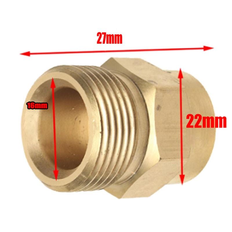 Male Adaptor 1pc 22x12x29mm For High Pressure Water Tools
