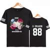 BIGBANG Koszulka Kpop G DRAGON TOP Koszulka Damska Męska Letnia Krótki Rękaw T-shirt Koreańska Popularna Moda Gdragon Ubrania Dla Fanów