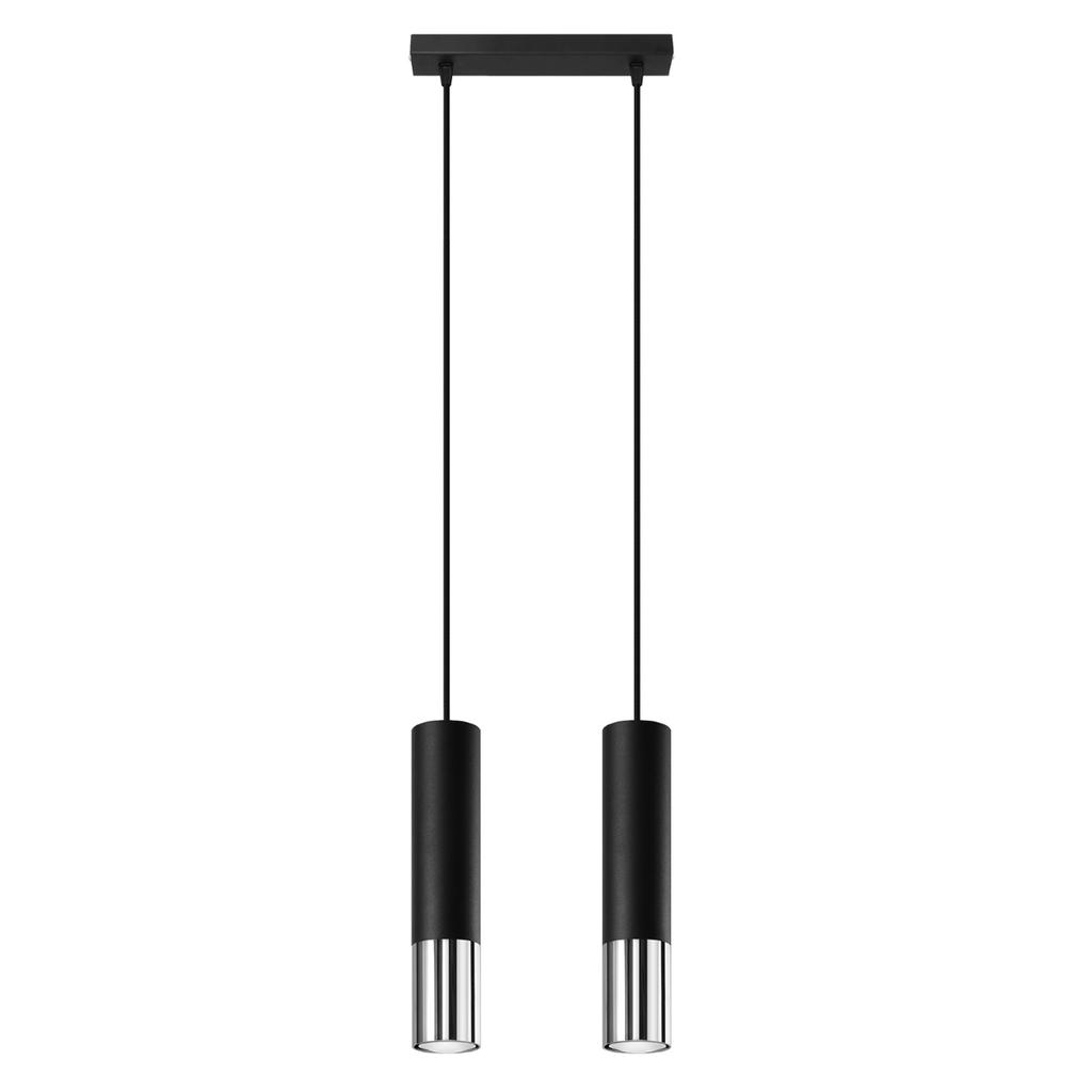 Lampa Wisząca Salixa 2 Gu10 Czarny Lumilo 09.199.41