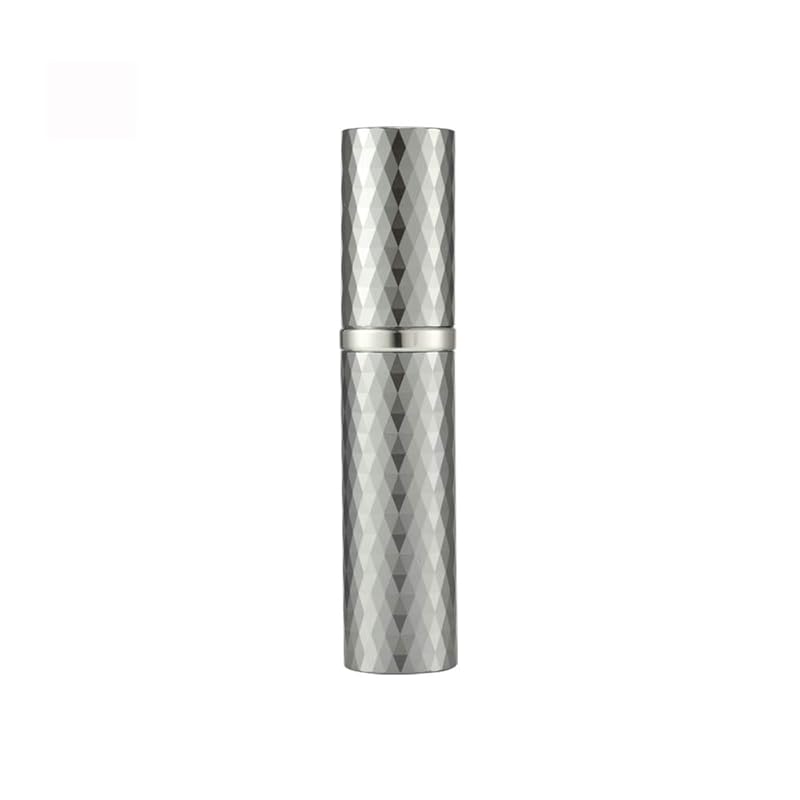 Yeejok Travel Perfume Bottle, Refillable Perfume Atomizer for Travel 5ml, TSA-Approved Portable Mini Empty Cologne Spray Bottle Pump Refilled for Men серебряный