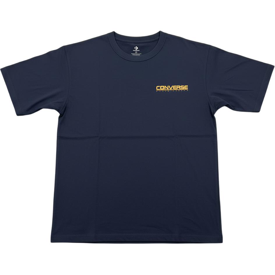 Converse T Shirts Unisex Navy Blue Crew Neck Moderate UCK033-695 L