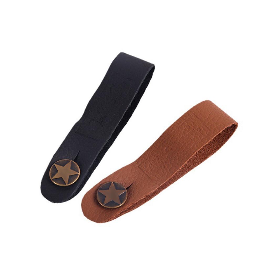 100% Nagelneuer Gitarren-Halsgurt Akustikgitarren Schnalle + Rindsleder