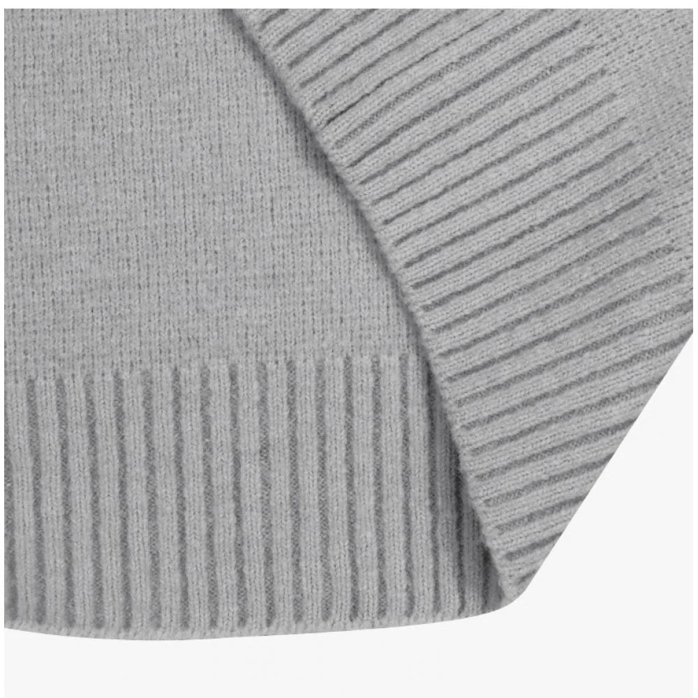 Ami Big Heart Logo Intarsia Knit Unisex Kn0135 058