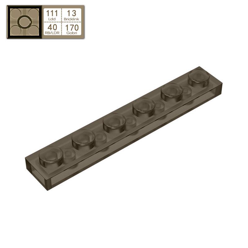 BRICKE 1x6 Thin Plate for Lego 3666 Compatibility – Loose MOC Building Blocks