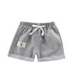 0-5 Years Boys Girls Summer Casual Thin Solid Color Shorts