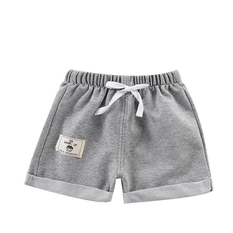 0-5 Years Boys Girls Summer Casual Thin Solid Color Shorts