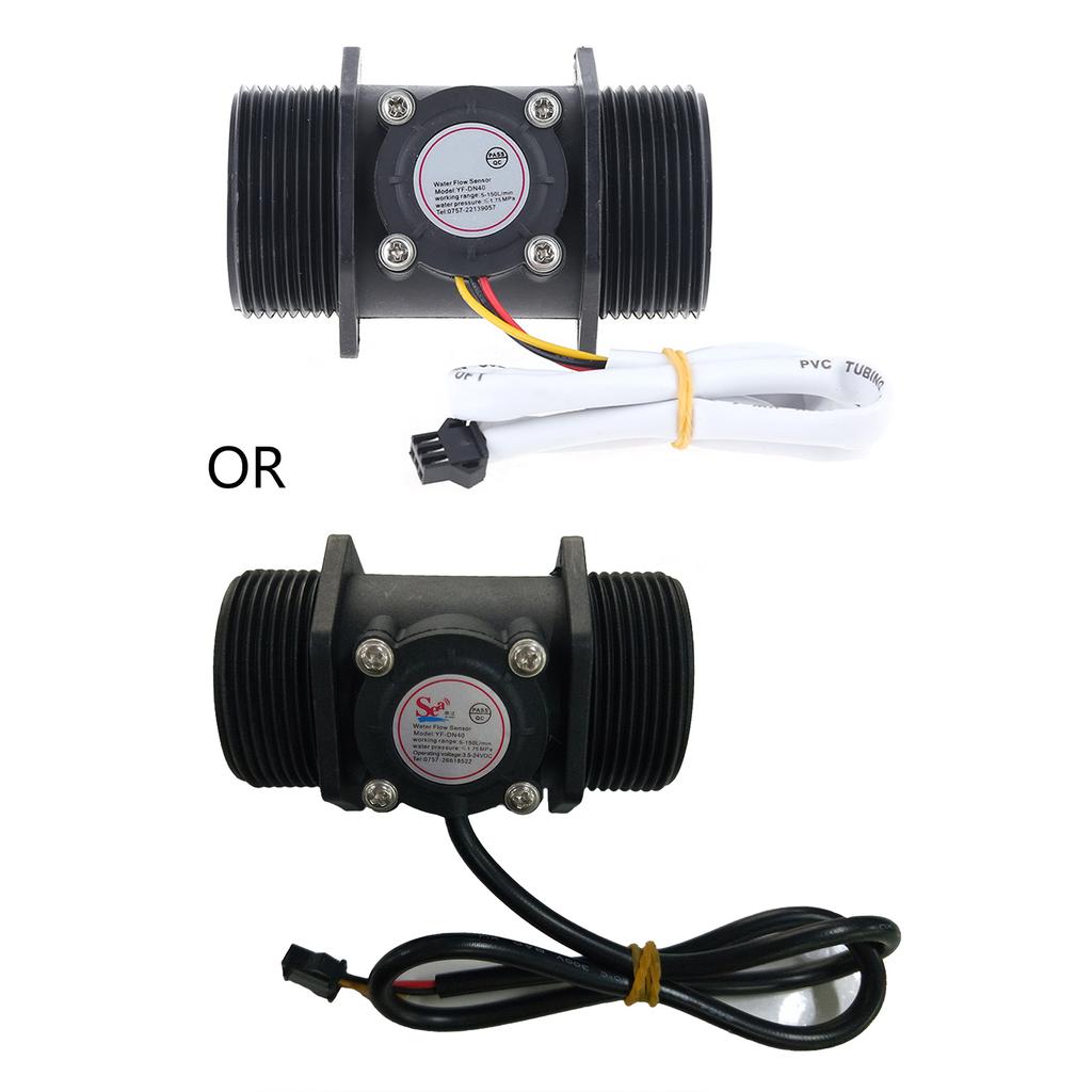 DN40 DN50 Water Flow Sensor Hall Flowmeter Meter Counter Instrument Measurement  for Automatic Gas Water Heaters