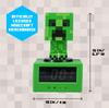 Paladone Minecraft Creeper Alarm Clock - Officially Licensed, In-Game Music & Night Light, for Kids & Tweens, Game Room Accessories