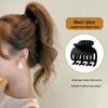 Black High Ponytail Claw Clip - Women's Summer Hair Fixing Hairpin