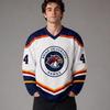 Customizable Unisex Hockey Jersey Personalized Sportswear Team Uniform Number and Name Custom Printed Long Sleeve Athletic Shirt for Ice Hockey