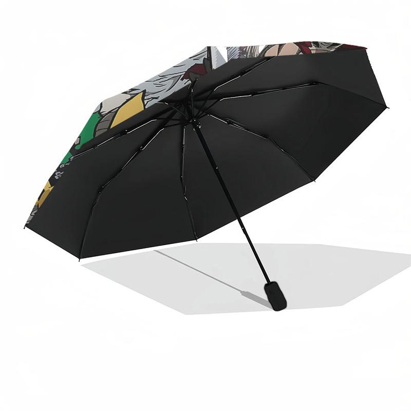1pc My Hero Academia Automatic Opening Folding Umbrella with 8-Bone Iron Frame, Portable for Fans, Travelers, Everyday Use, Gift Idea.T045