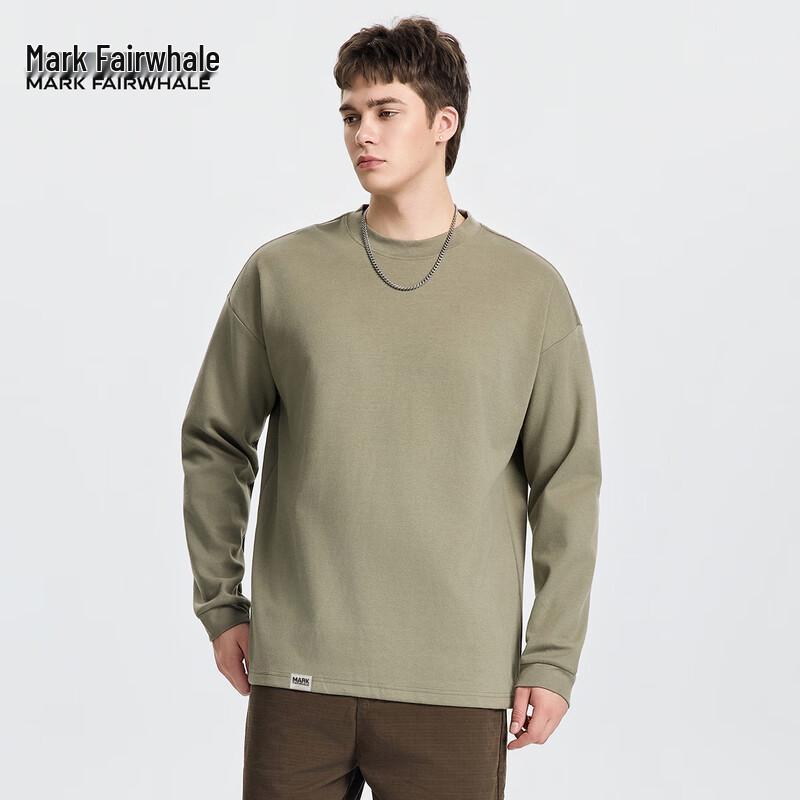 Mark Fairwhale Men s Casual Long-Sleeve T-Shirt 2XL