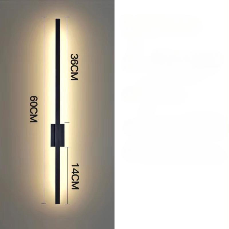 LED Bedroom Bedside Lamp Modern LED Strip Lamp Living Room TV Background Wall Lamp Aisle Lamp