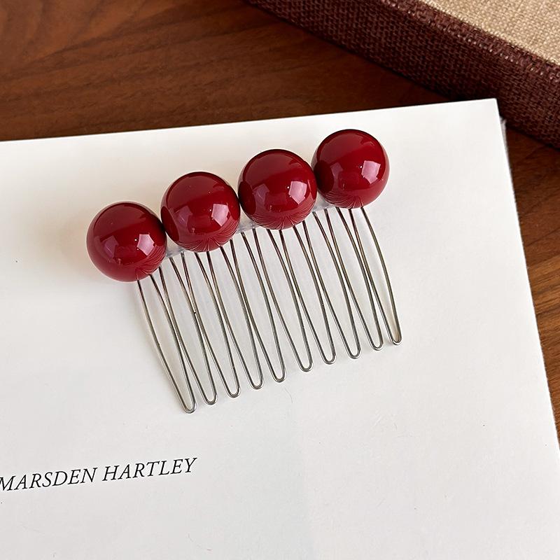 Small Size 7 Teeth Insert Comb Clip Women Hair Styling Hairpins Women Headwear Jewelry Bangs Broken Hair Comb Clip Girls Gifts