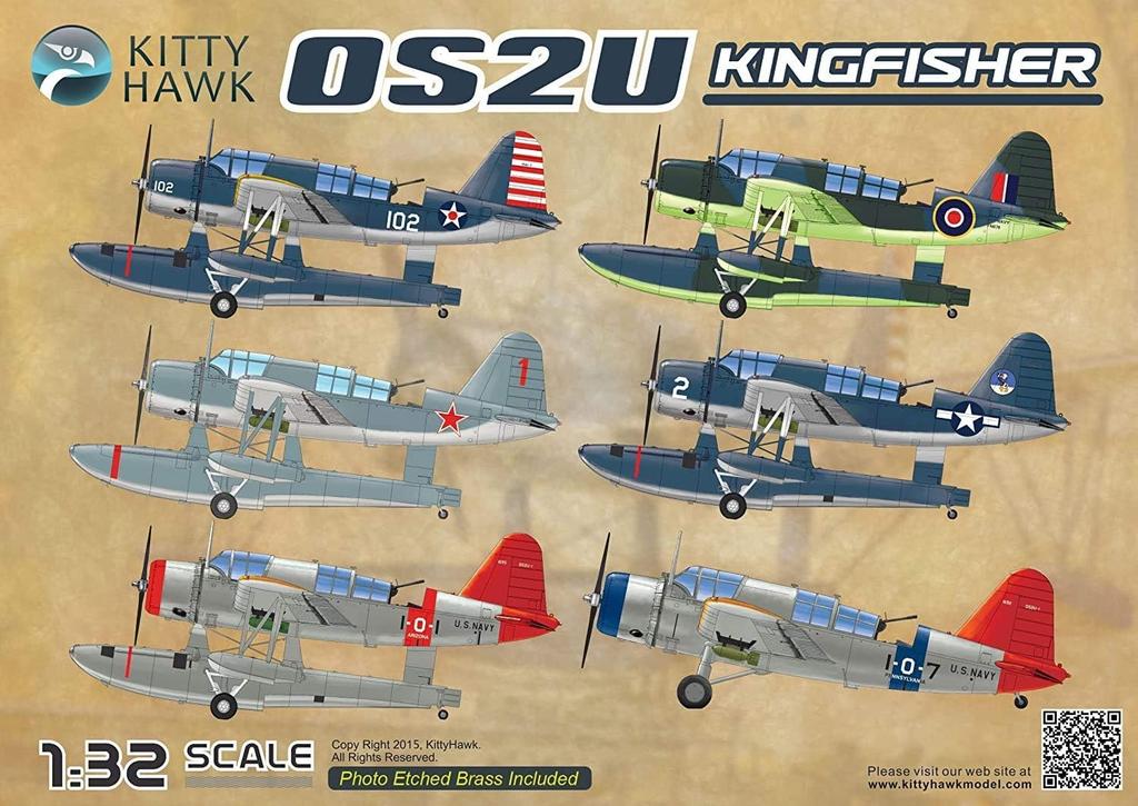 Kitty Hawk Model OS2U Kingfisher Plastic Model KH32016 1/32 (Airplane)