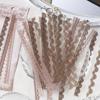 40pcs PET Lace Strip Stickers Hand Account Collage Stickers for Scrapbooking Supplies Card Making Junk Journal Album Decor
