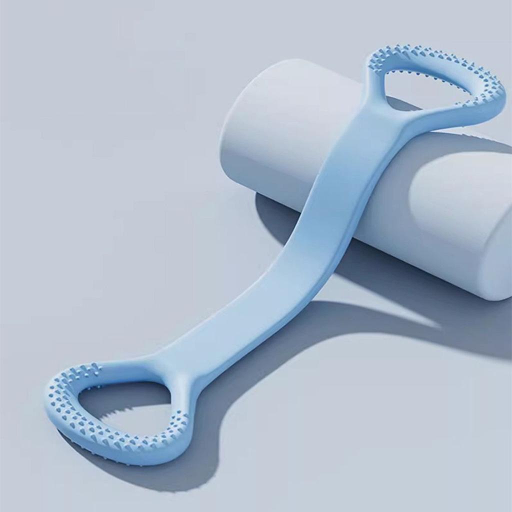 Åttaformad träningsresistansband med halkfritt handtag, bärbart, män, kvinnor, arm, axel, stretch, styrketräning, övning, elastiskt band, spänningsrep