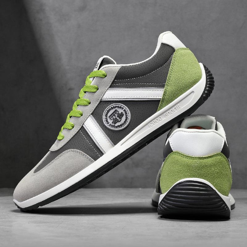 

2024 мужская обувь, новые дышащие мужские кроссовки для спорта и отдыха, универсальные трендовые повседневные тканевые туфли с мягкой подошвой, обувь Forrest Gump 44