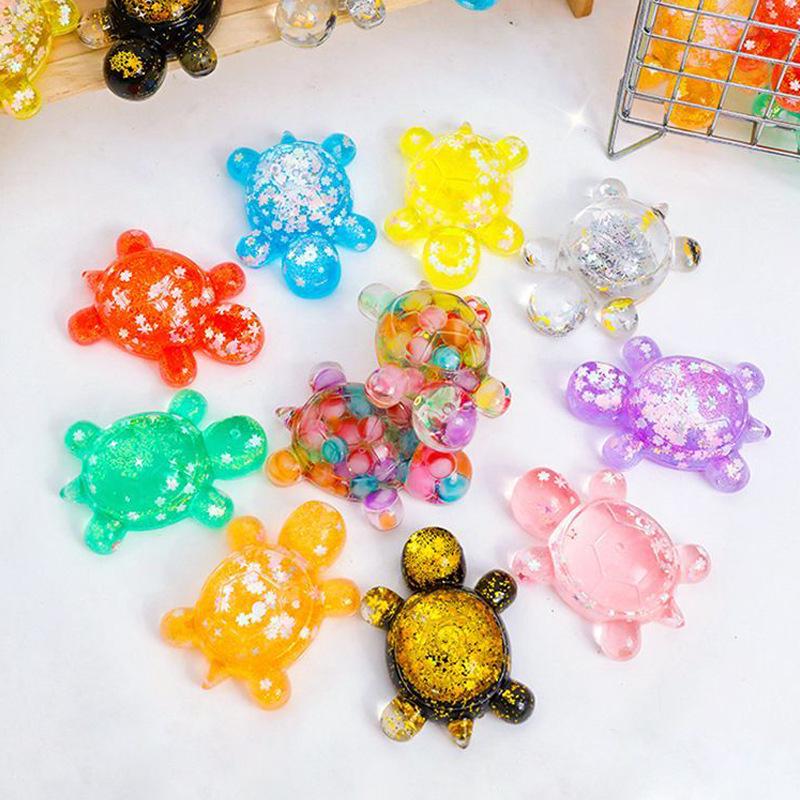 Gilded DIY Children's Turtle Ornament - Popular Jumbo Quicksand Gift