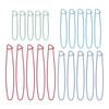 10pc Random Color Aluminum Anti-Sewing Pins, Colorful Sweater Markers, Anti-Sew Large Bows Pins, Sweater Weaving Marking Tool