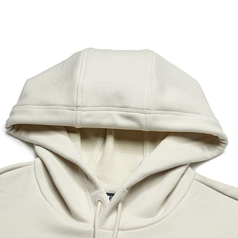 Fila Original Fashion Simple Classic Retro Sports Casual Versatile Comfortable Soft Pullover Hoodie Men Hoodies Almond Khaki F11M619208FBG