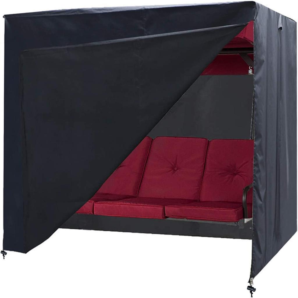 Outdoor Swing Cover 3 Triple Seater Hammock Cover Garden Swing Cover Garden Hammock Glider Chair Cover Patio Furniture Cover UV Resistant Swing